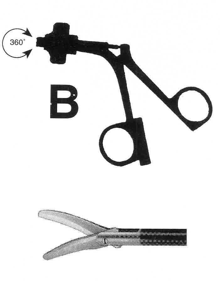 İZOLESİZ MAKAS B MODEL SAPLI  ÇAP : 5MM L:36CM